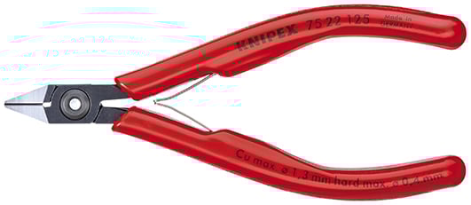 Knipex Zijsnijtang met klein facet 125 mm - 7522125