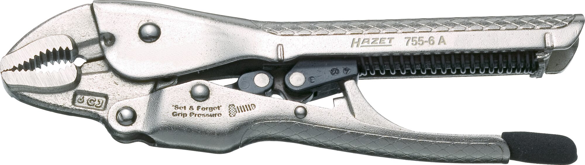 HAZET Griptang · zelfinstellend 755-6A · Lengte: 161 mm