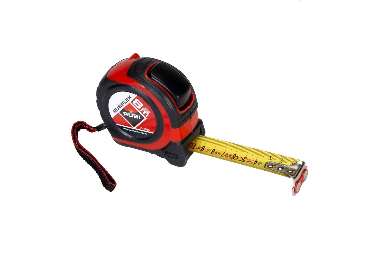 Rubi flex Rolbandmaat | 8 m | 25 mm 75902