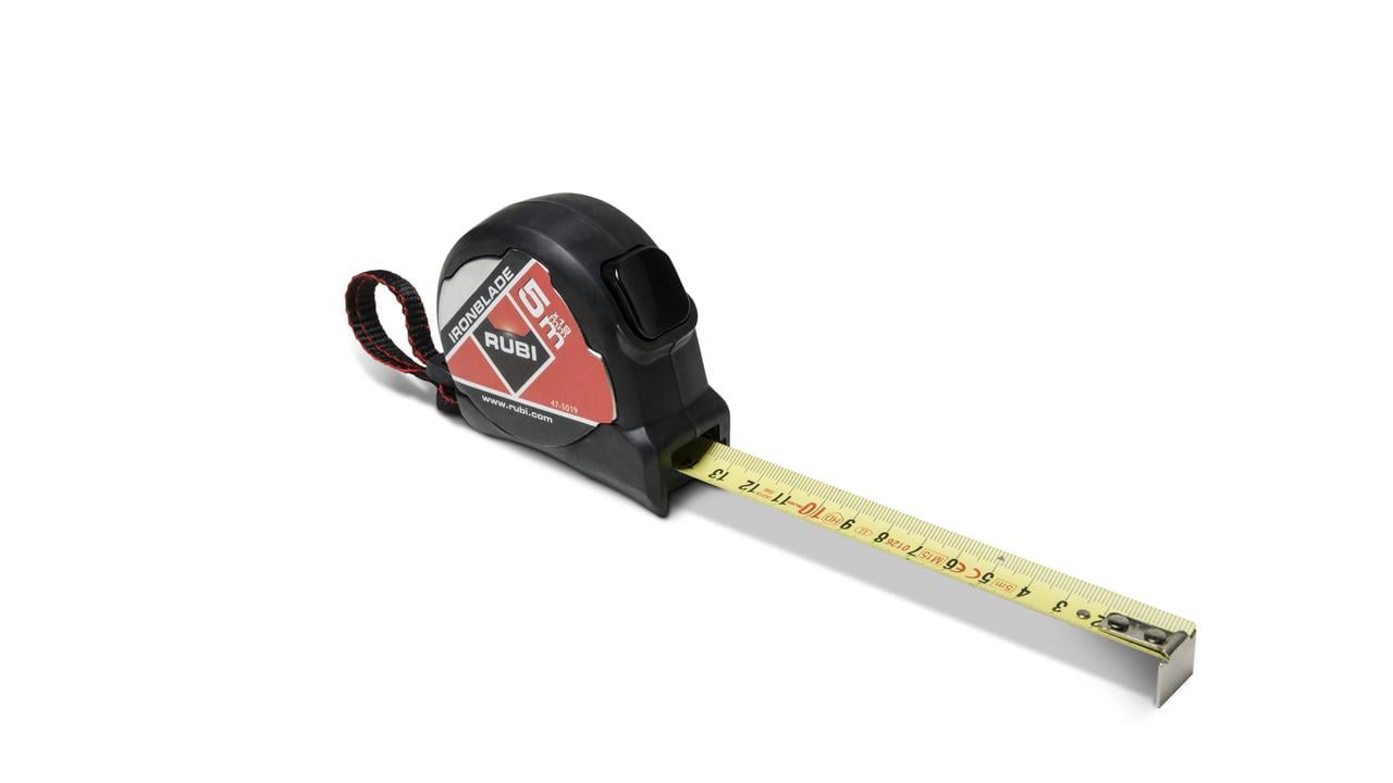Rubi Ironblade Rolbandmaat | 5 m | 19 mm 75904