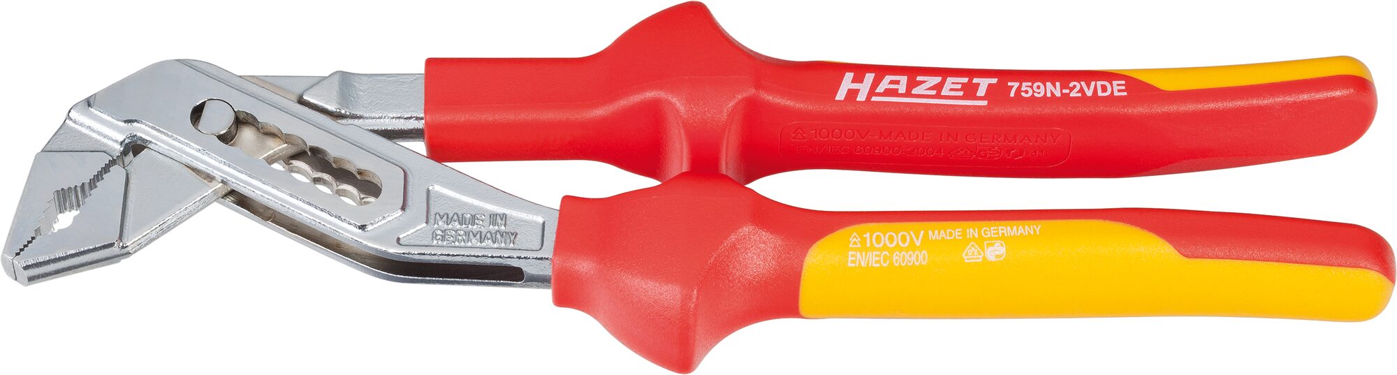 HAZET Universele tang · geïsoleerd 759N-2VDE · Lengte: 251 mm