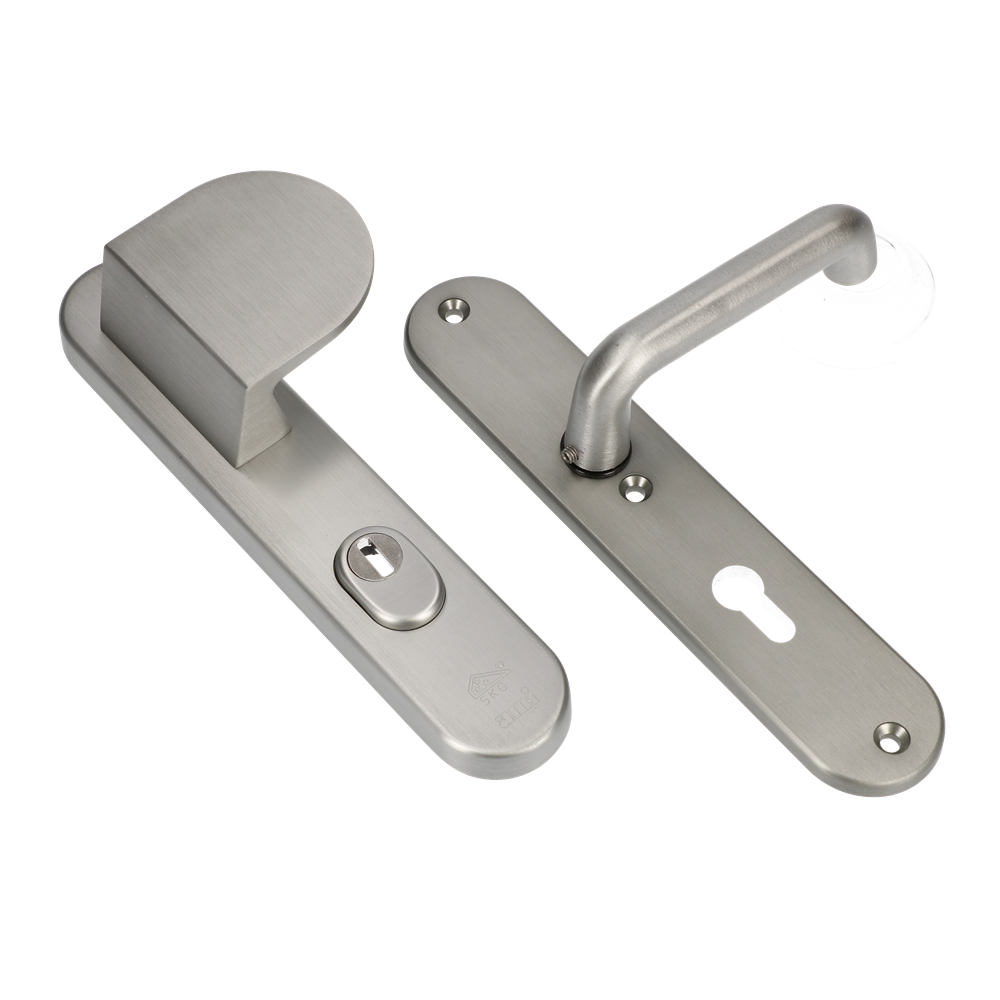 AMI Veiligheidsbeslag 250/50/1 Kt55 Deurdikte 90/83 Re + Deurkruk 356 Irox Archi-Design Deurdikte 38/42 - 623161