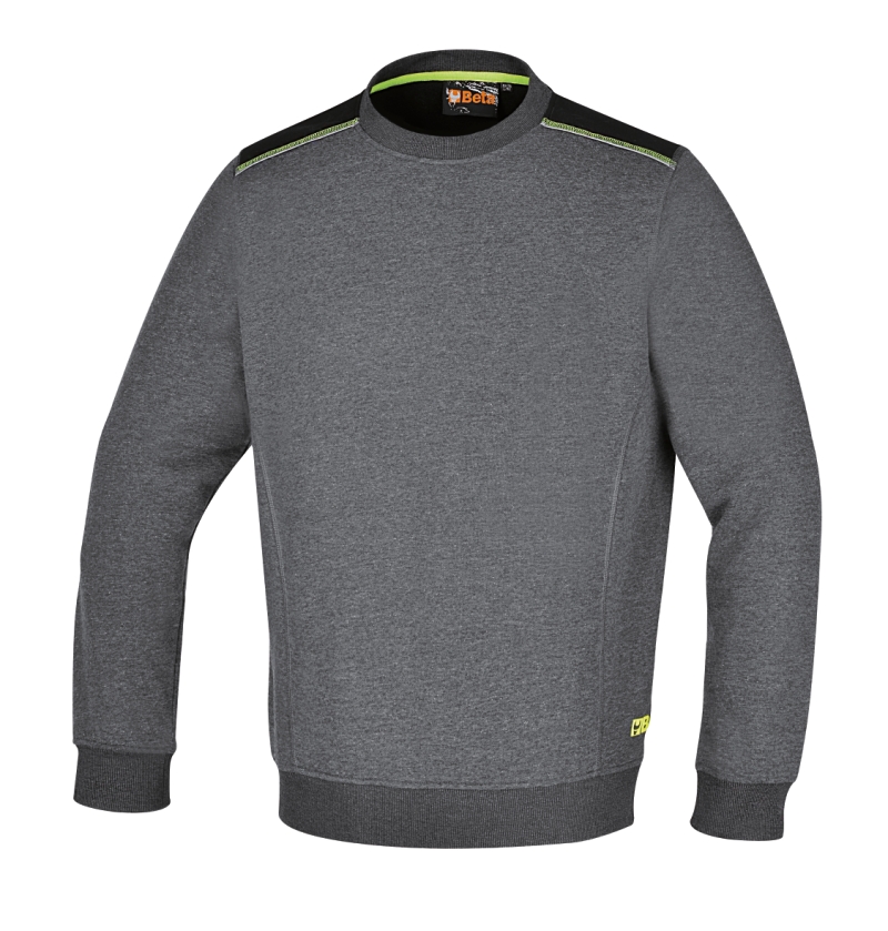 Beta 7642G XXL Sweater Met Ronde Hals | Grijs - 076420005