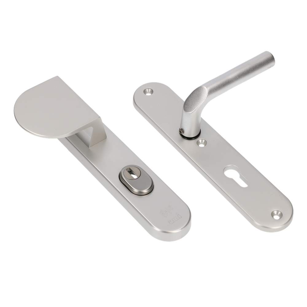 AMI Veiligheidsbeslag 250/50/15 Kt 72 Deurdikte 90/83 Li Deurkruk 369 Profielcilinder 72 F1 Deurdikte 38/42 Mm. - 656445