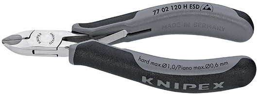 Knipex Elektronica-zijsnijtang ESD 120 mm - 7702120HESD