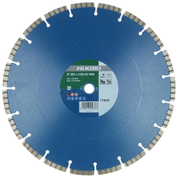 Hikoki Accessoires Diamant Zaagblad 300X25,4X10 Type Concrete Standard Laser - 773009