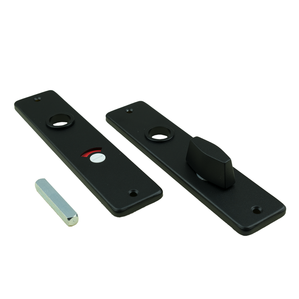 AMI Kortschild Wc 180/41 RH 8*55 Zwart 9005 Str - 739165 afbeelding