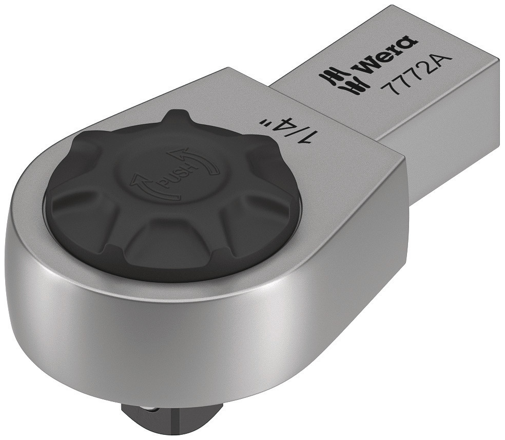 Wera 7772 A insteekratel, omschakelbaar, 9 x 12 mm, 1/4" - 1 stuk(s) - 05078635001