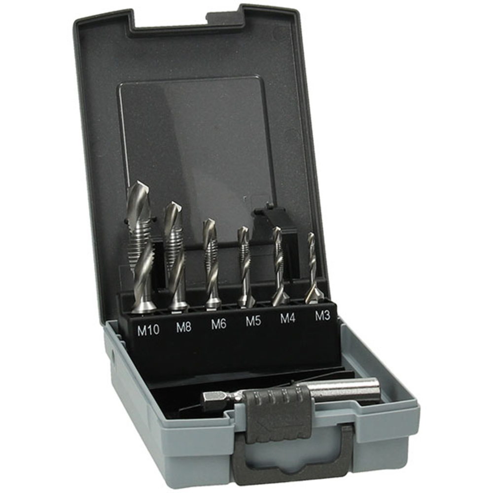 Hikoki Accessoires Combi Draadboren M3 M4 M5 M6 M8 M10 780139