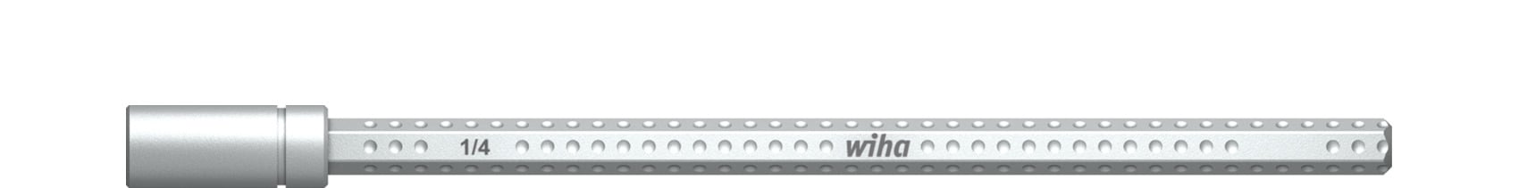 Wiha 7802 Bithouder SYSTEM 6 klemming met kogel 1/4", 150 mm - 03882