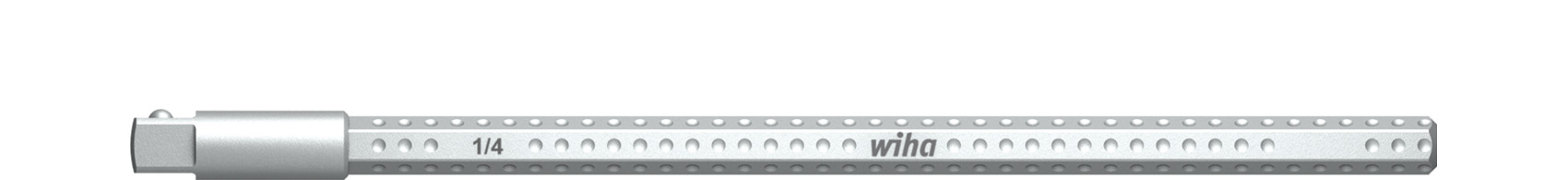 Wiha 7803 Wisselschacht SYSTEM 6 1/4" vierkant-adapter voor dopsleutelinzetten 150 mm - 03883