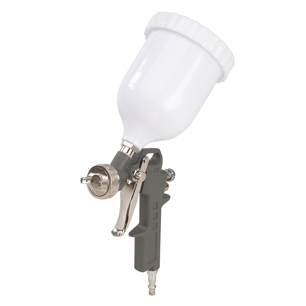 Silverline Verfspuit met bovenbeker 500 ml