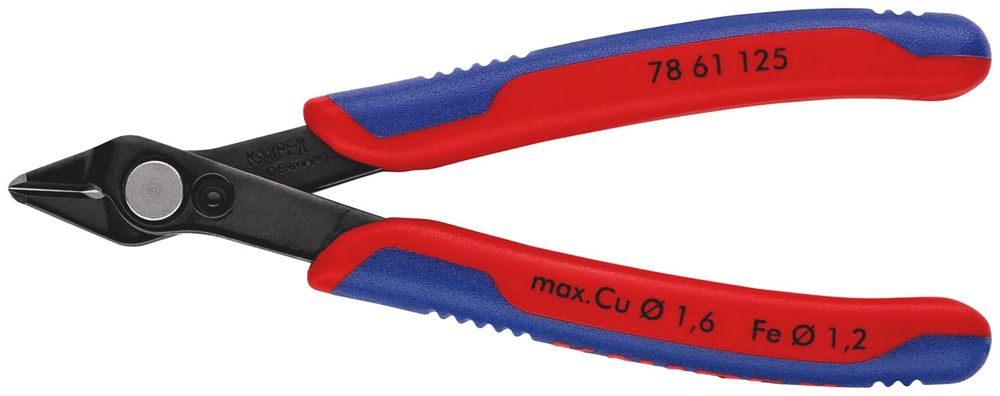 Knipex Electronic Super Knips® | 125 mm Lengte | Meer-Componentengrepen | Gebruineerd - 78 61 125 SB