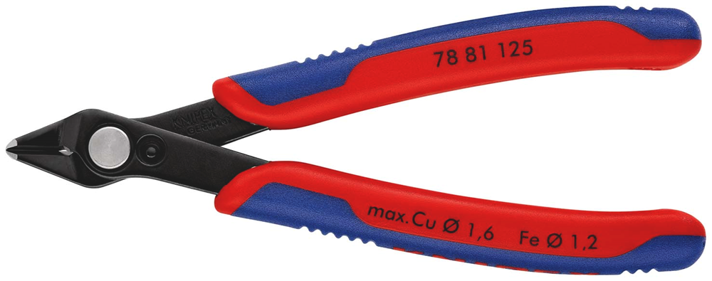 Knipex Electronic Super Knips® | 125 mm Lengte | Meer-Componentengrepen | Gebruineerd - 78 81 125 SB