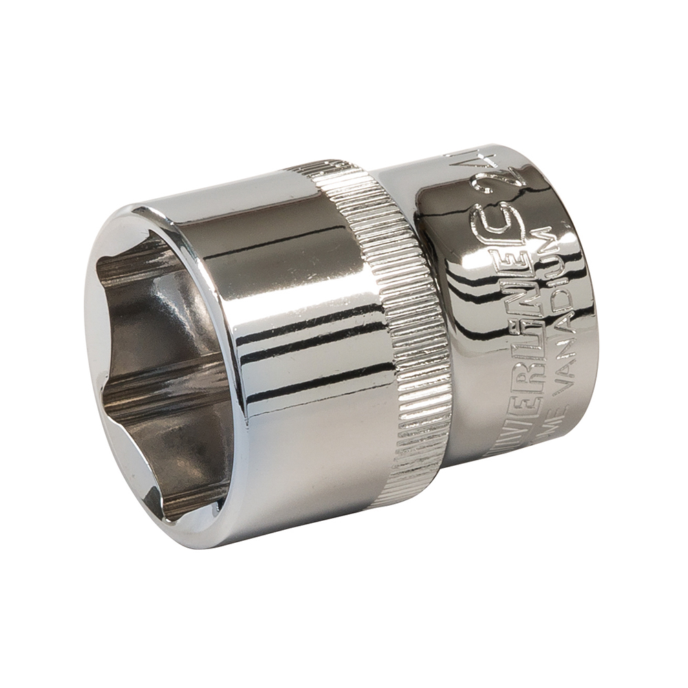 Silverline Zeskantige 1/2 inch - Metrische Dop 24 mm