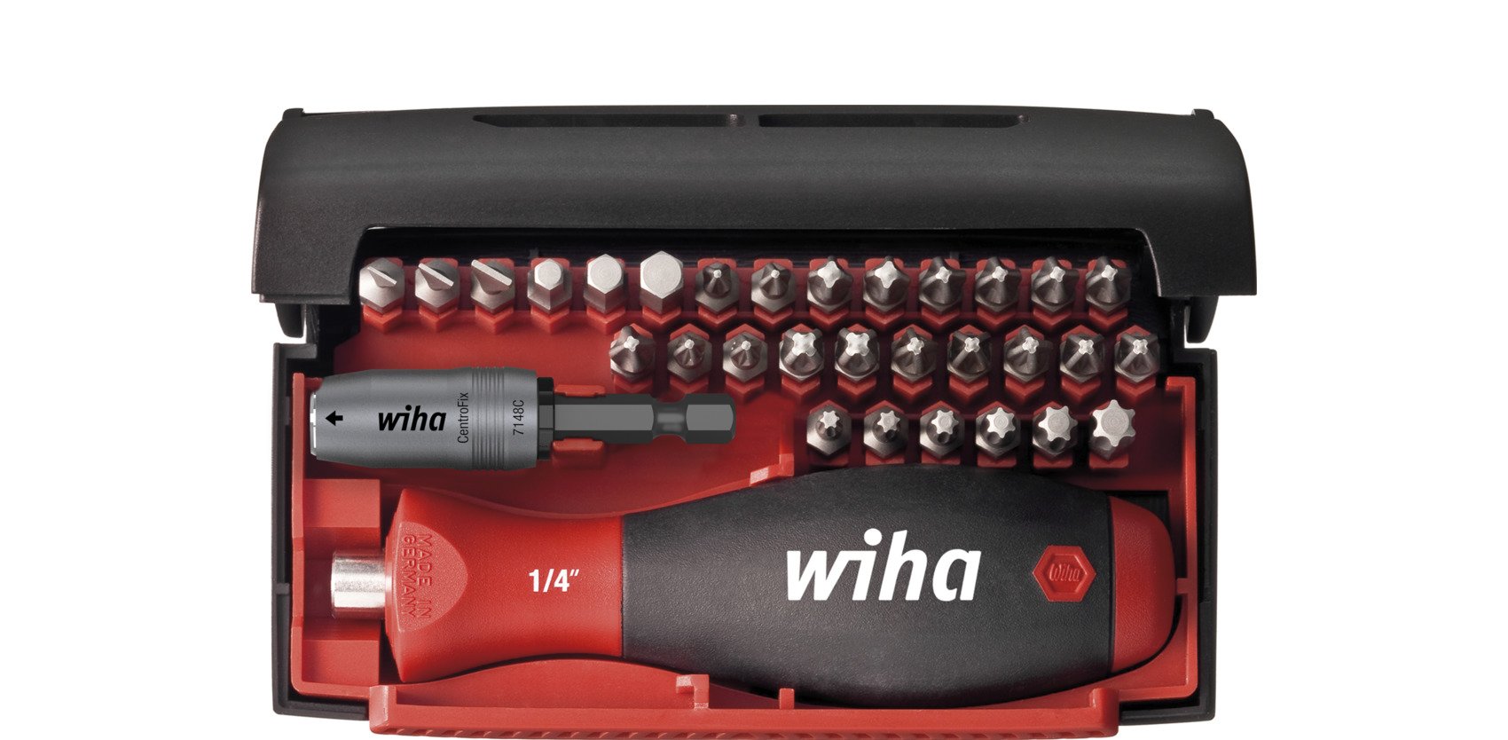 Wiha Bitset Collector Standard 25 mm assorti 33-delig 1/4" C6,3 incl. box - 34686 - 34686