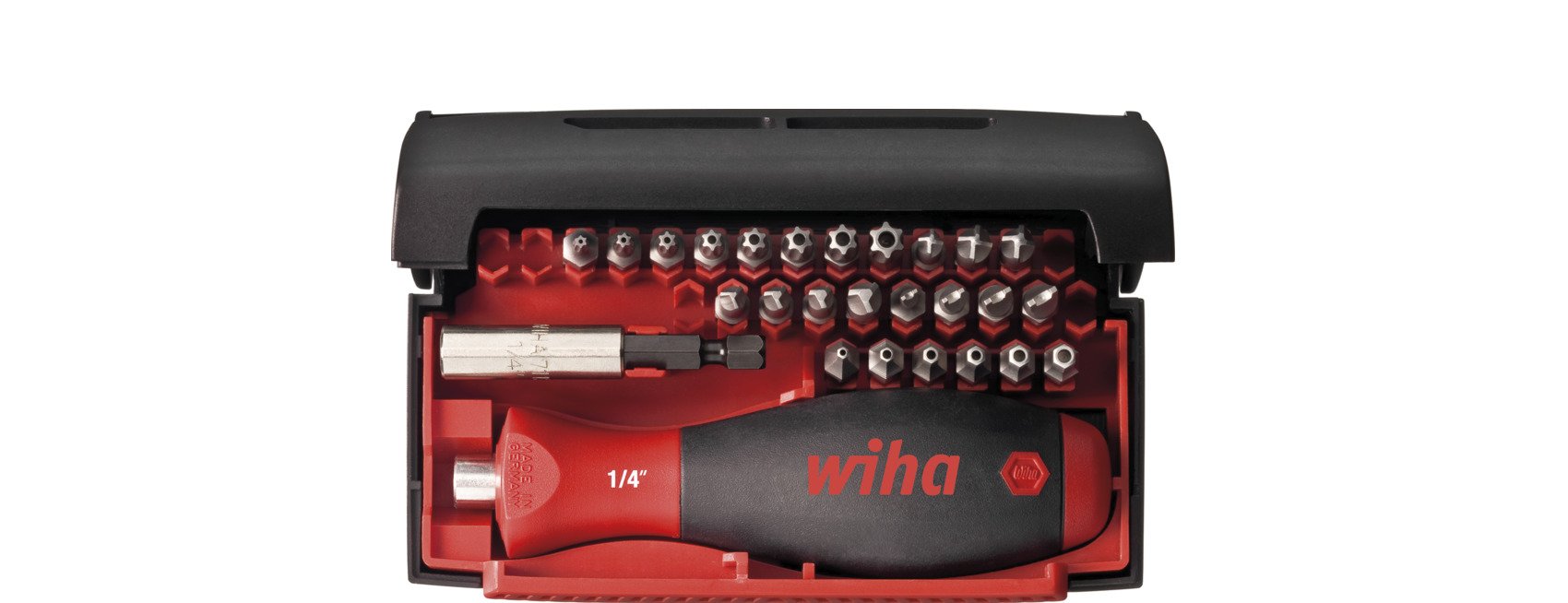 Wiha Bitset Collector Security Standard 25 mm assorti 28-delig 1/4" C6,3 incl. box - 9393 - 09393