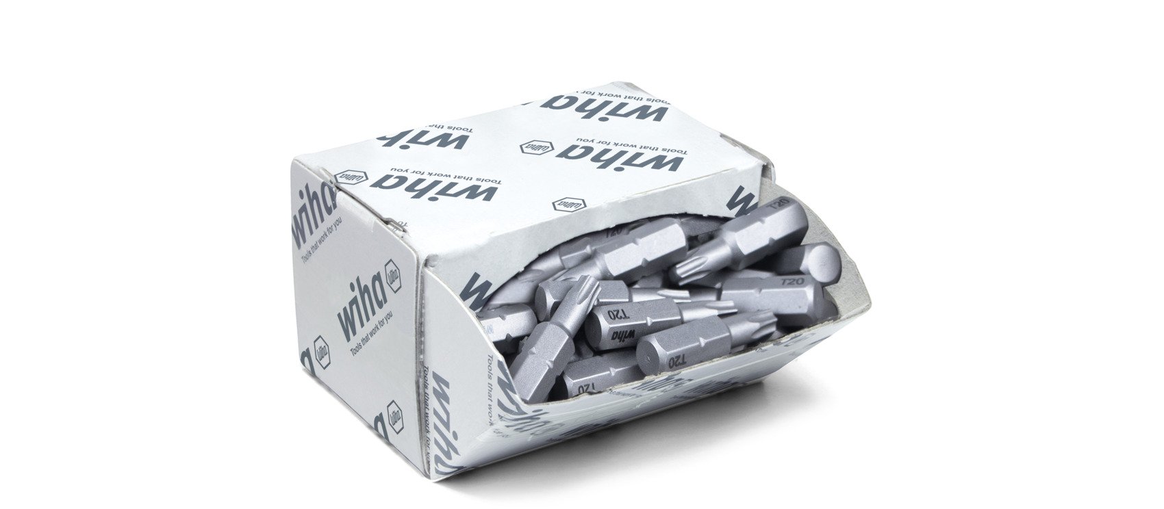 Wiha Bitset Standard 25 mm TORX® (T20) 50-delig 1/4" C6,3 in grootverpakking - 8067 - 08067