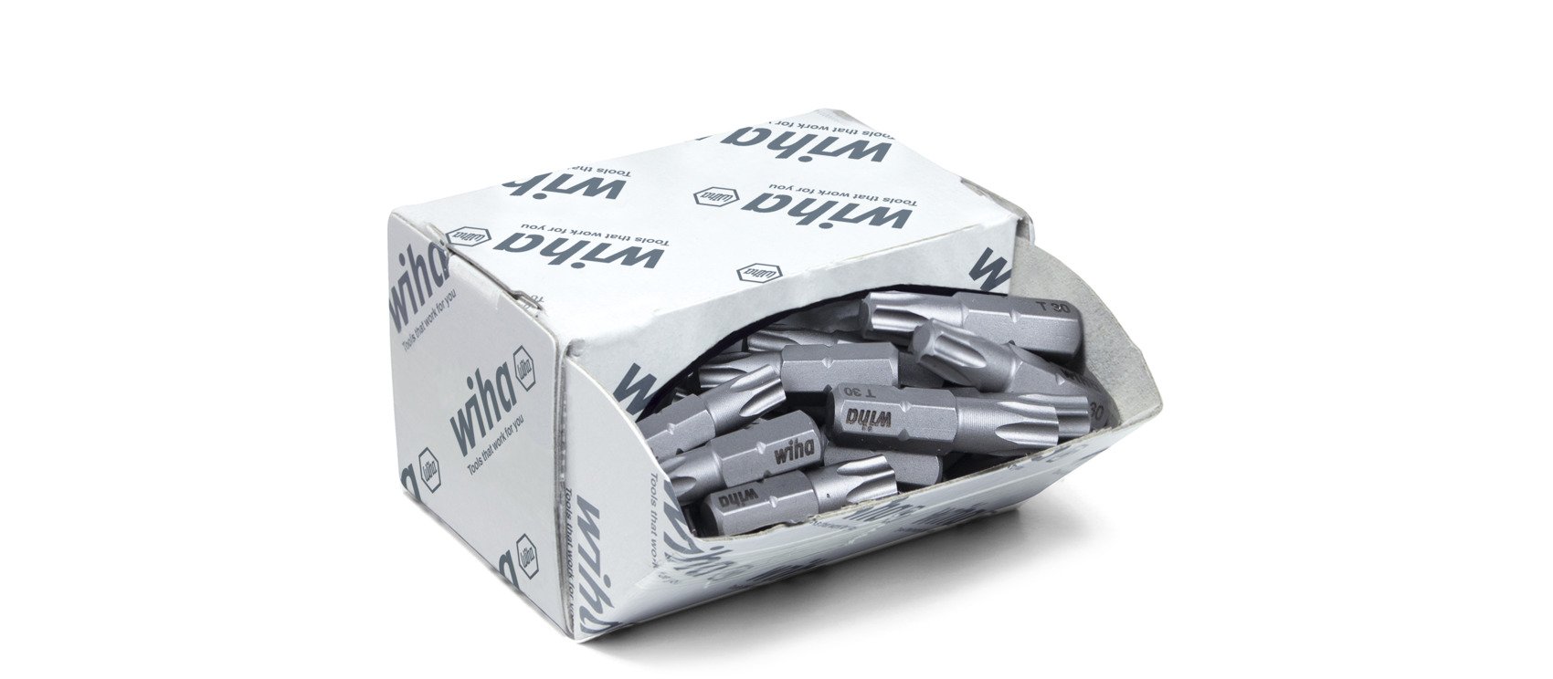 Wiha Bitset Standard 25 mm TORX® (T30) 50-delig 1/4" C6,3 in grootverpakking - 8069 - 08069