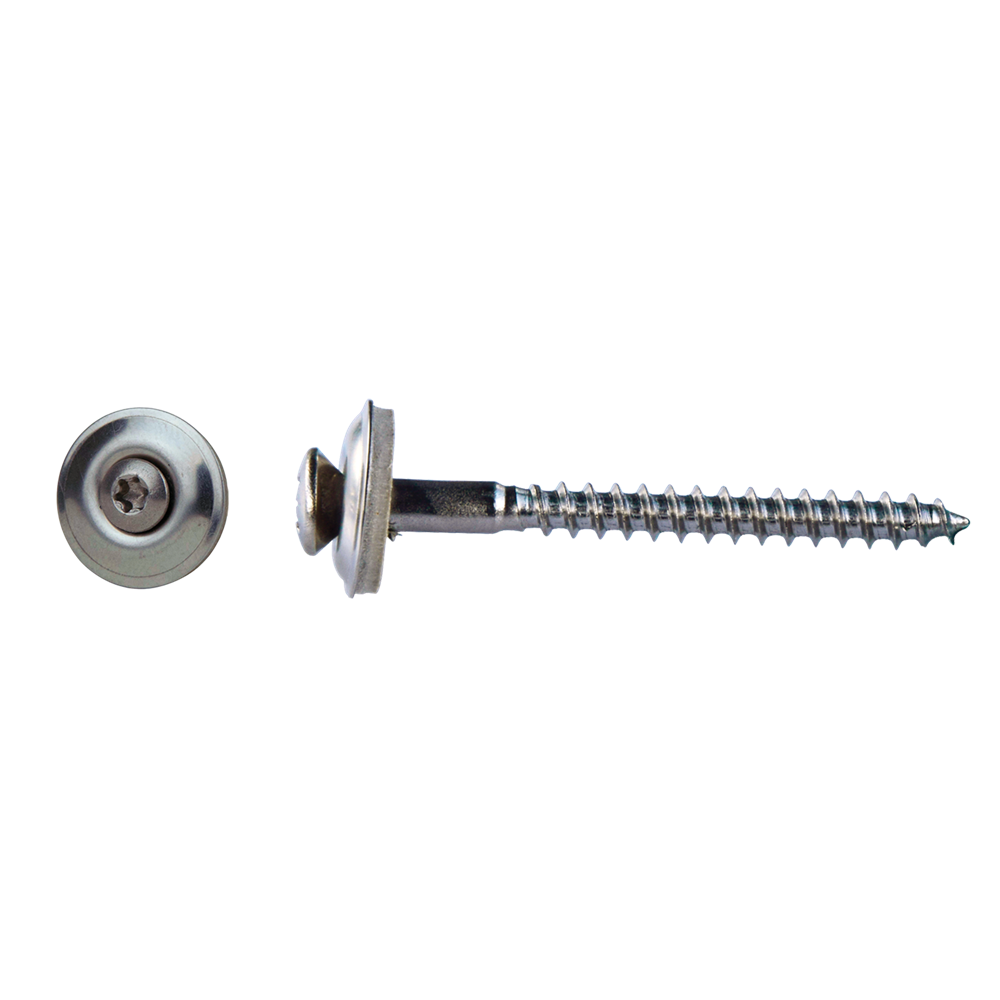 pgb-Europe PGB-FASTENERS | Houtschroef D7995+EPDM20 4,50x30 T20 A2 7995RTA00045030203