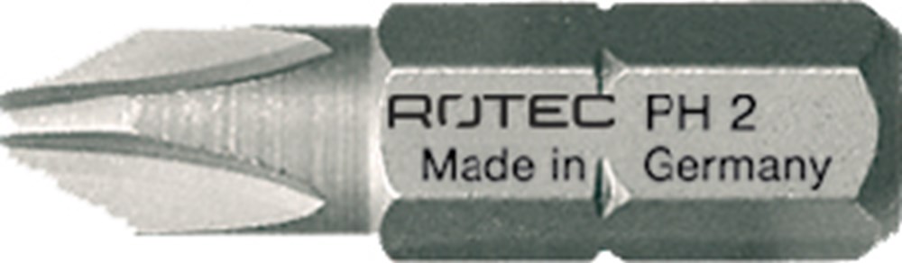 Rotec PRO Insertbit PH 2 L=25mm C 6,3 BASIC - 10 stuks - 8000002