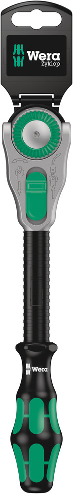 Wera 8000 C SB Zyklop-ratel met 1/2"-aandrijving, 1/2 duim x 277.0 mm - 1 stuk(s) - 05073262001 afbeelding