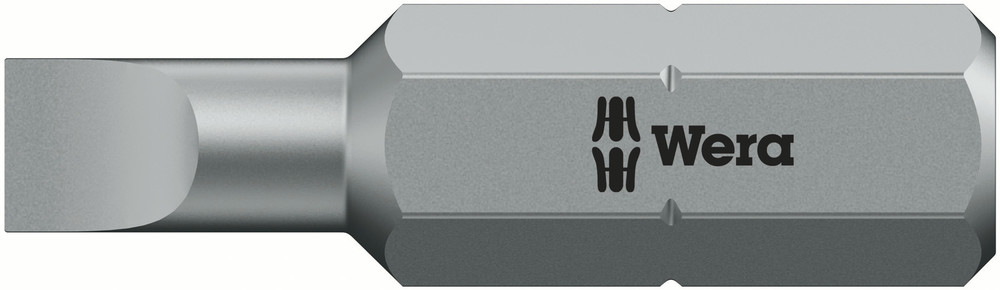 Wera 800/1 Z Sleufschroeven Bits, 1.2 x 6.5 x 25 mm - 1 stuk(s) - 05072061001