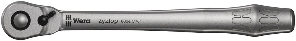 Wera 8004 C Zyklop Metal-ratel met omschakelpal met 1/2"-aandrijving , 1/2 duim x 281 mm - 1 stuk(s) - 05004064001