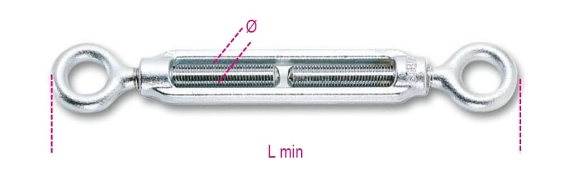 Beta 8005Z-K M16-Spanschroef Met 2 Ogen - 080059116