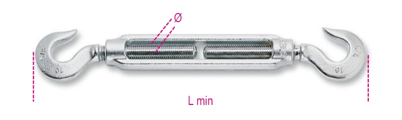 Beta 8007Z-K M10-Spanschroeven Met 2 Haken - 080079110