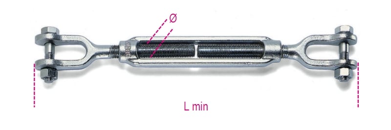 Beta 8009Z-K M10-Spanschroeven Met 2 Gaffels - 080099010