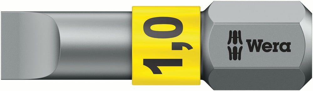 Wera 800/1 BTZ Sleufschroeven Bits, 0.8 x 5.5 x 25 mm - 1 stuk(s) - 05056064001