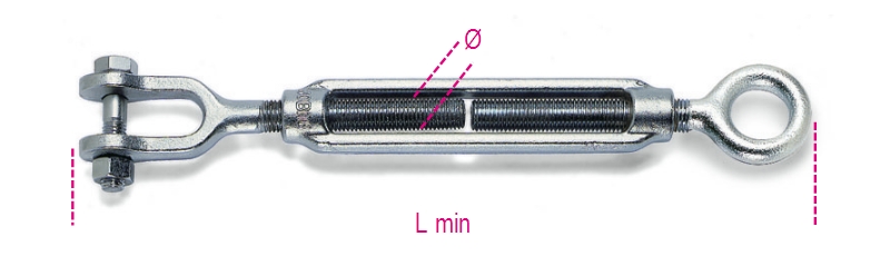 Beta 8010Z-K M8-Spanschroeven Met Oog/Gaffel - 080109008