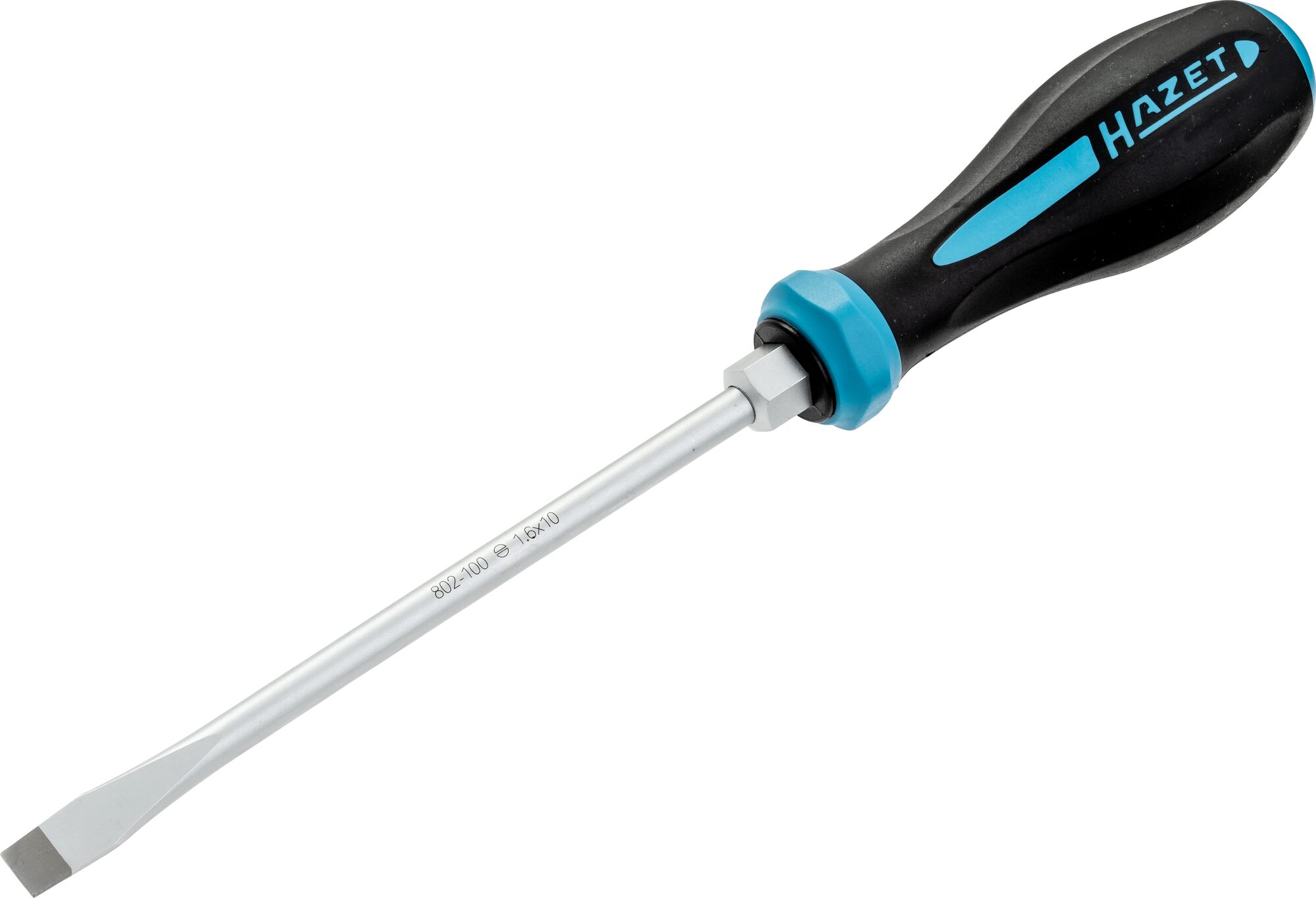 HAZET HEXAnamic®-schroevendraaier 802-100 · Sleufprofiel · SW 1,6 x 10 mm