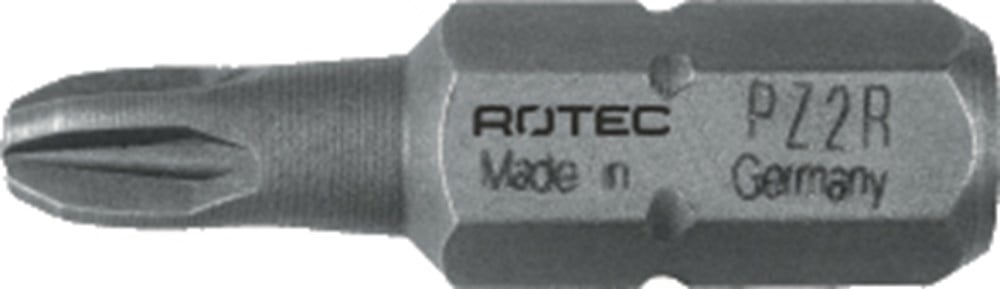 Rotec PRO Insertbit PZ 2-R L=25mm C 6,3 BASIC, 4,2 - 4,4mm - 10 stuks - 8030005 - 803.0005