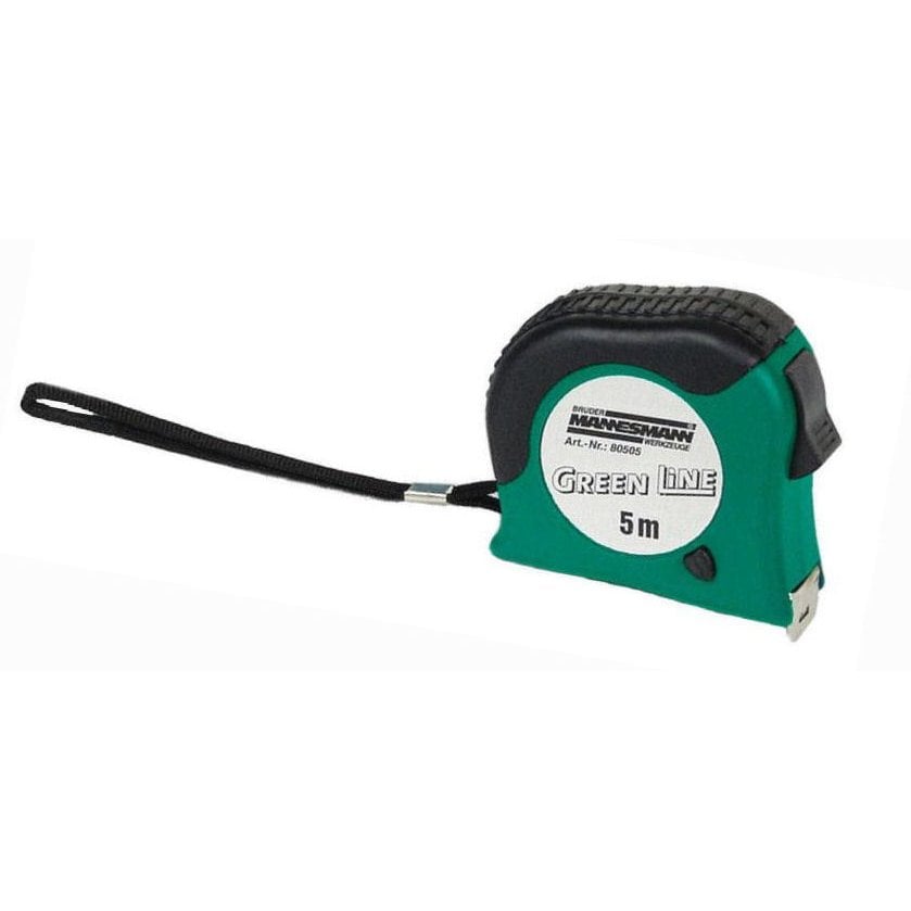 Brüder Mannesmann Rolbandmaat 5 meter met stop (Hobby) - 80505
