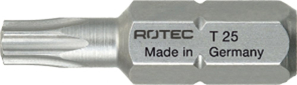 Rotec PRO Insertbit T 20 L=25mm C 6,3 BASIC - 10 stuks - 8060020 - 806.0020