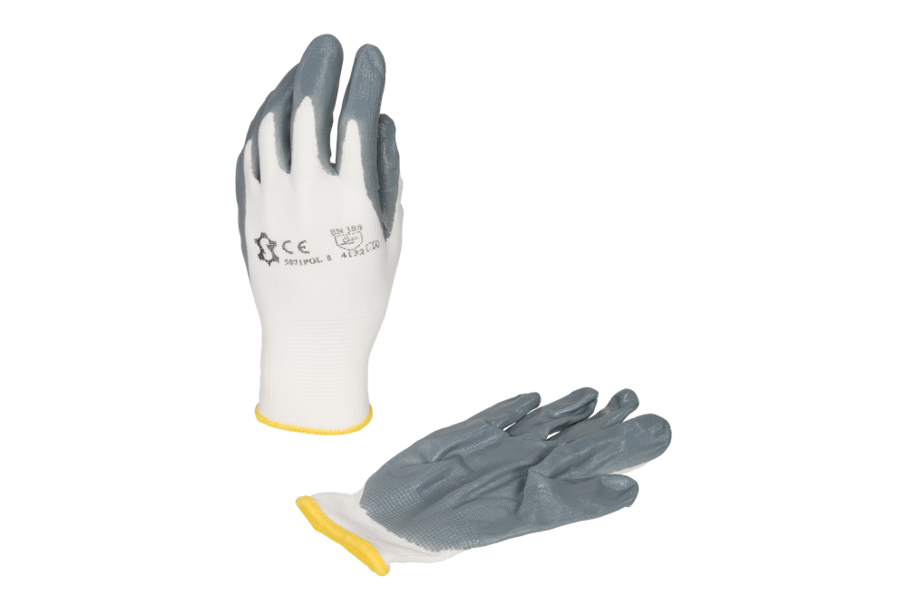HSV 8078 Handschoen | Pu-Coating | Grijs | maat 10 - 5.70.8078.05