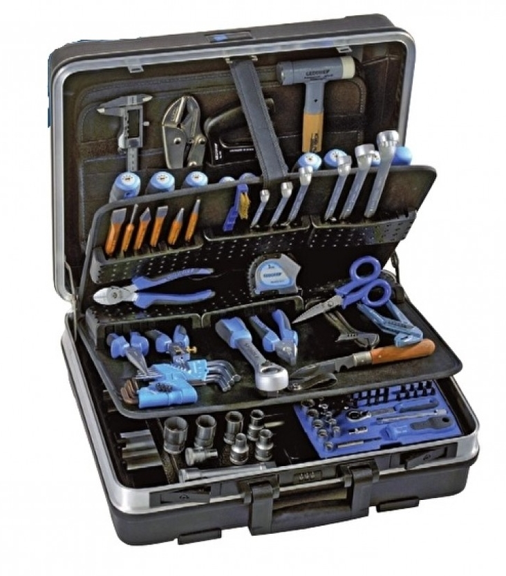 Gedore S100-120.02/M 101-delige gereedschapset in koffer - S100 - 120.02M afbeelding