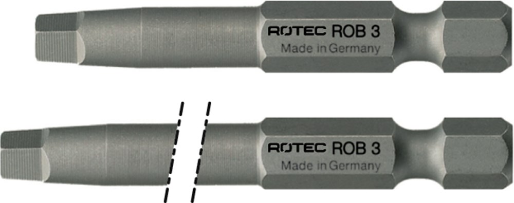 Rotec PRO Krachtbit SQD 3 L=89mm E 6,3 BASIC - 10 stuks - 8102003