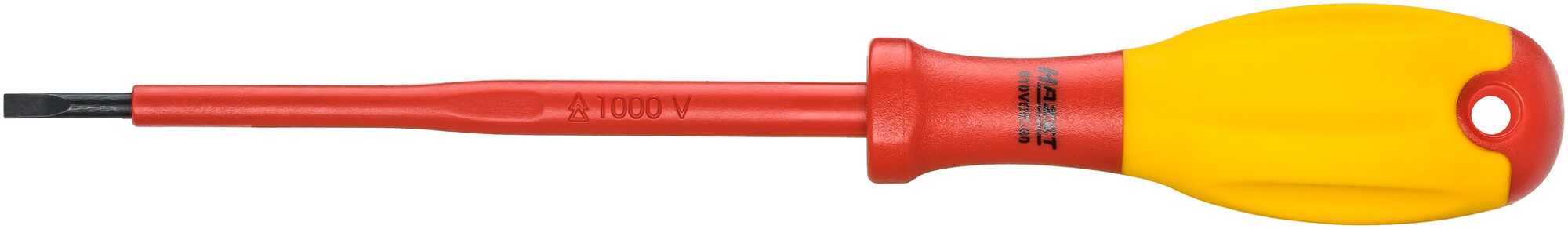 HAZET Elektricien-schroevendraaier · geïsoleerd 810VDE-30 · Sleufprofiel · SW 0,5 x 3 mm