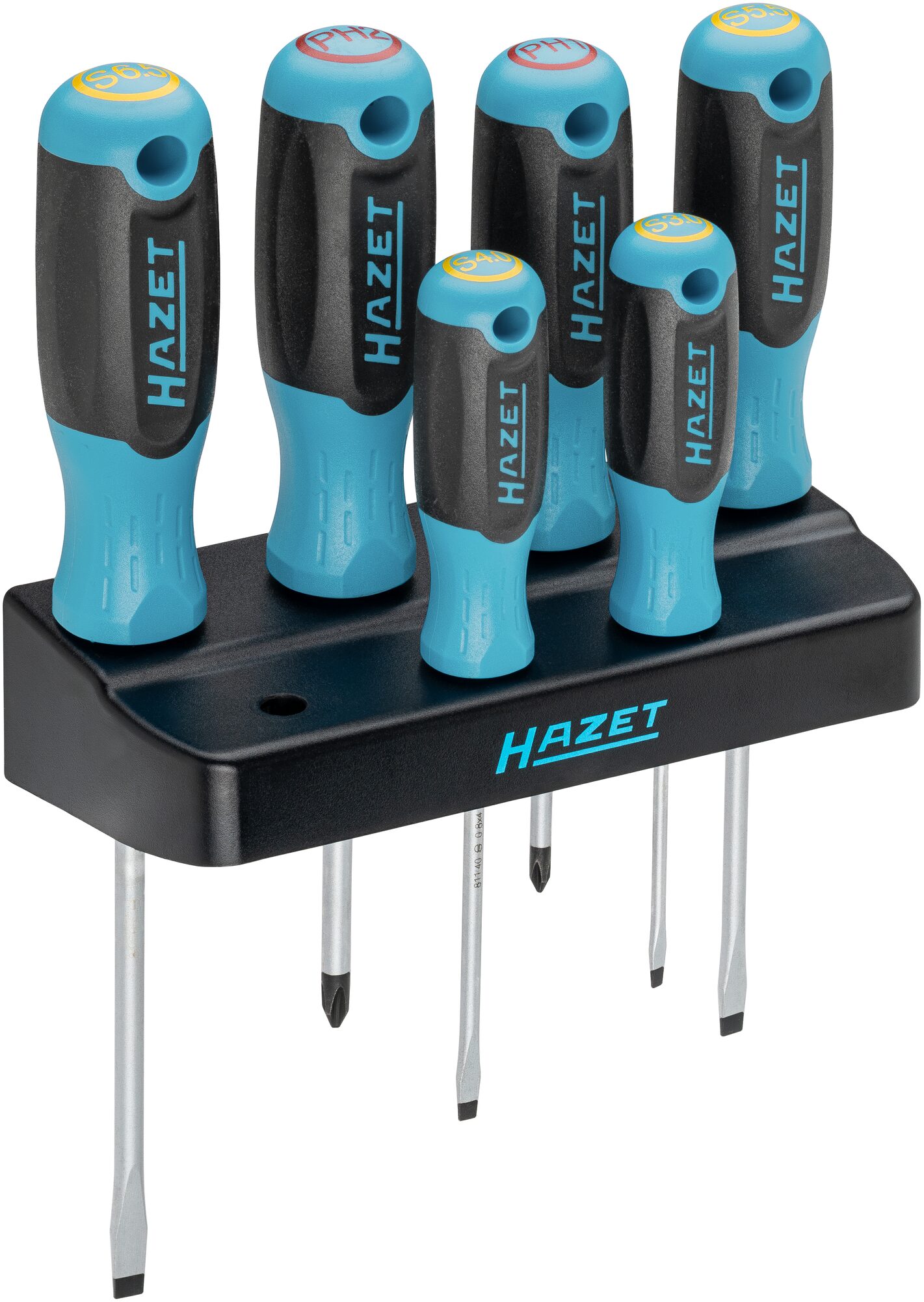 HAZET Schroevendraaierset 811SH-1/7 · Kruiskop profiel PH, Sleufprofiel · 7-delig · PH1 - PH2 · 0,5 x 3 - 1,2 x 6,5