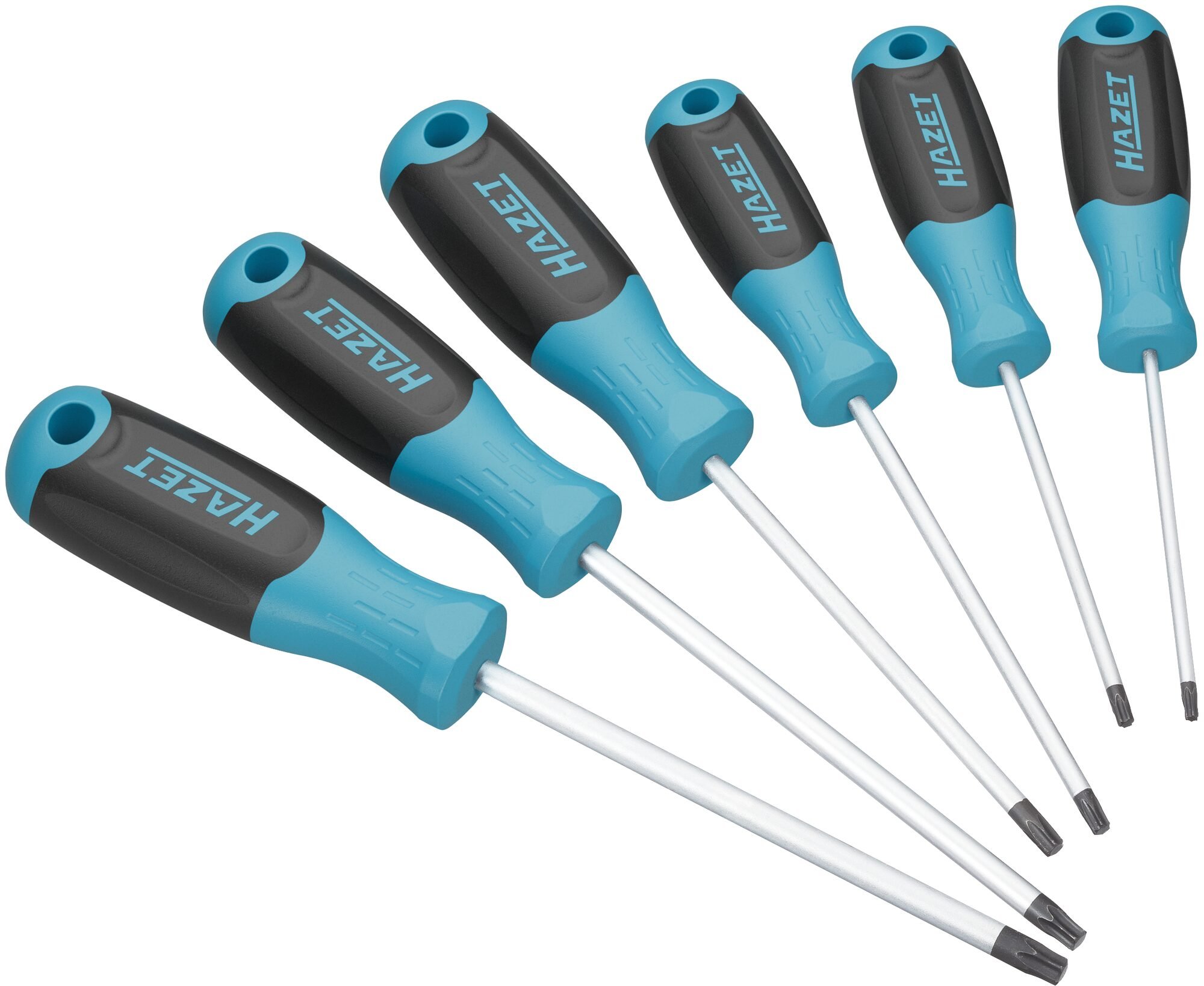 HAZET Schroevendraaier 811T/6 · Binnen-TORX®-profiel · 6-delig · T10 · T15 · T20 · T25 · T27 · T30