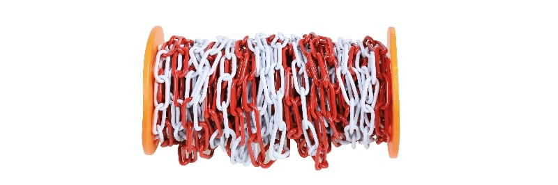 Beta 8129 5,0X30-Afbaken Ketting Rood En Wit - 081290050