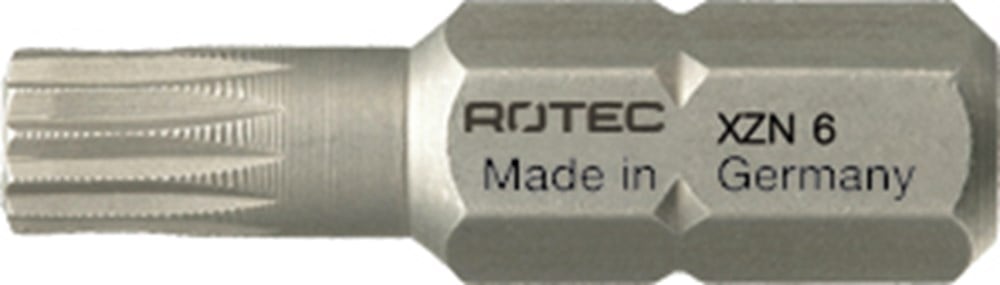 Rotec PRO Insertbit XZN M 5 L= 25mm C 6,3 BASIC - 10 stuks - 8130005