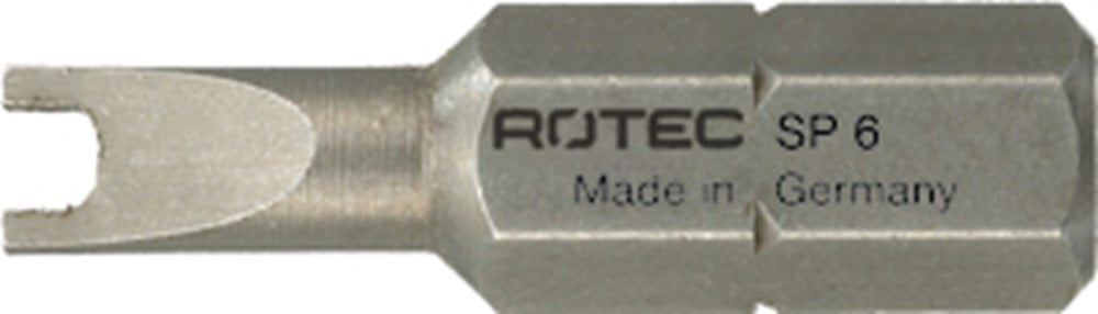 Rotec PRO Insertbit Spanner S6 L=25mm C 6,3 BASIC - 10 stuks - 8140006