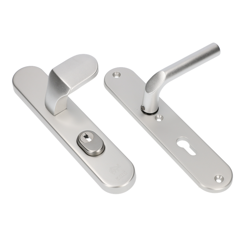 AMI Veiligheidsbeslag 250/50/15 Kt 92 Knop 145 Deurkruk 369 Profielcilinder 92 F1 Deurdikte 53/57 Mm - 656376