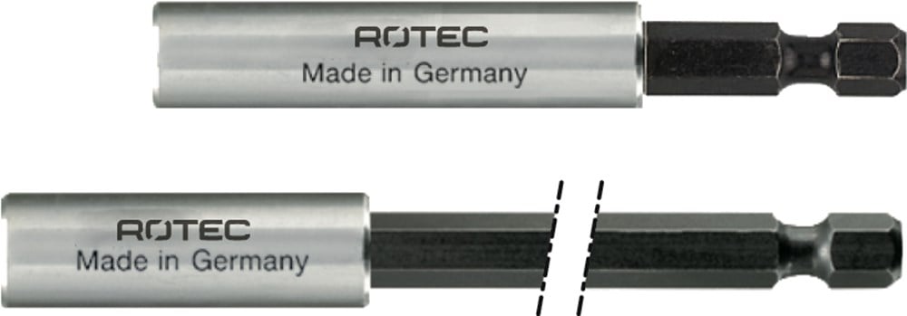 Rotec Magn.bithouder E6,3x74mm - huls 11,0x35mm, met C-ring - 818.00151 - 818.00151