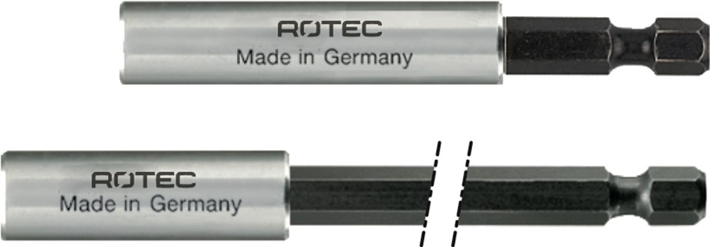 Rotec Magn.bithouder E6,3x200mm - huls 10,0x35mm, met C-ring - 8180035 - 818.0035