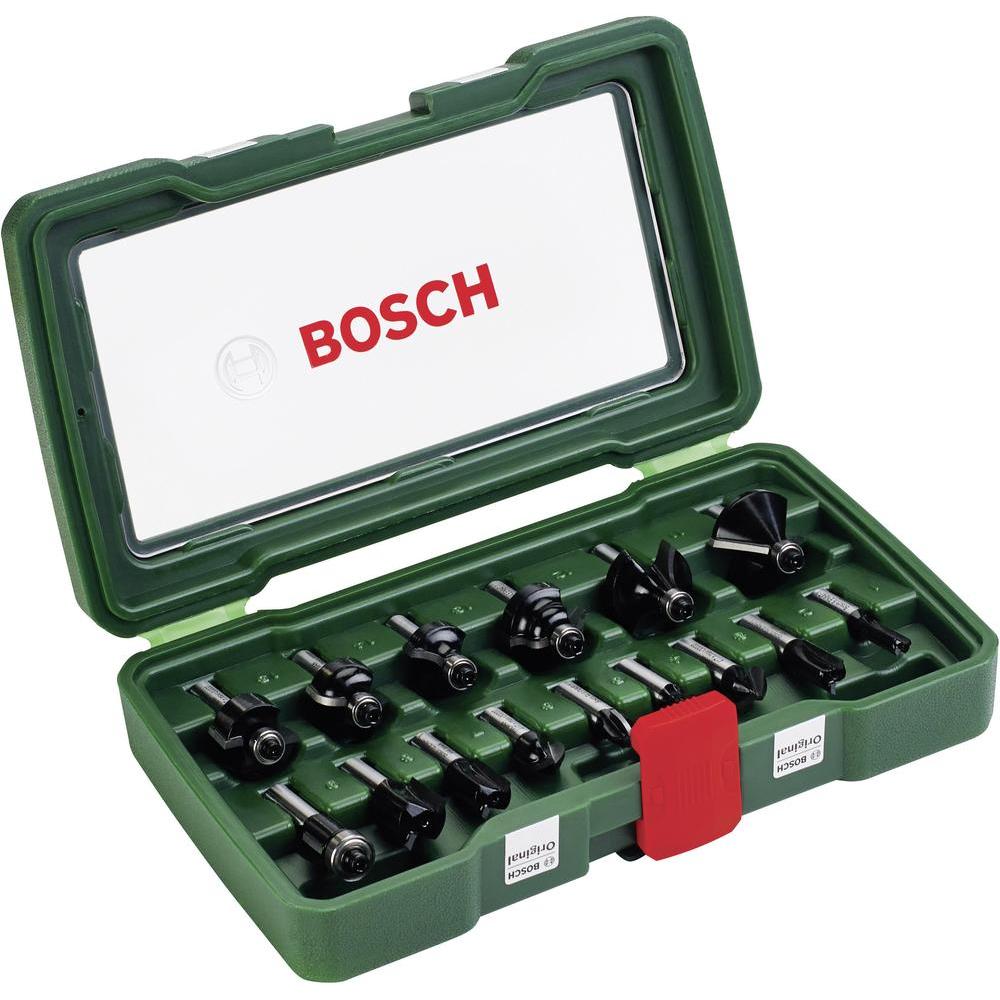 Bosch Accessoires Hardmetalen Frezenset | 15 Delig | 8 mm schacht - 2607019469
